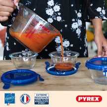 Pyrex Glas Messbecher Set Iconics' 3-teilig - 250 ml, 500 ml & 1 Liter