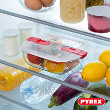 Pyrex Glas Auflaufformen mit Deckel Cook & Heat 1 Liter - 3 Stück