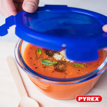 Pyrex Glas Auflaufformen / Aufbewahrungsbehälter mit Deckel Cook & Go 7-teilig