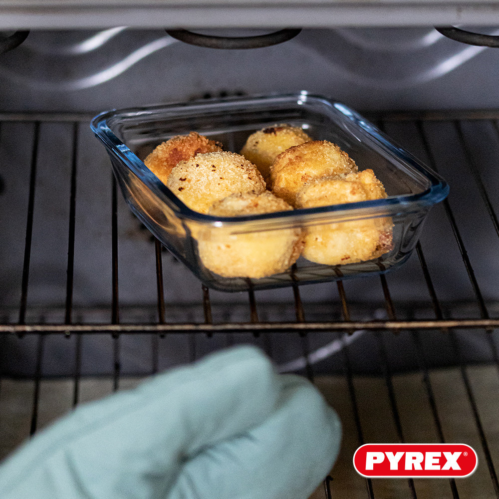 Pyrex Glas Auflaufformen / Aufbewahrungsbehälter mit Deckel Cook & Go 7-teilig