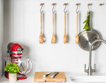 KitchenAid Spaghettilöffel Core Birkenholz 34 cm - Pastalöffel Servierlöffel
