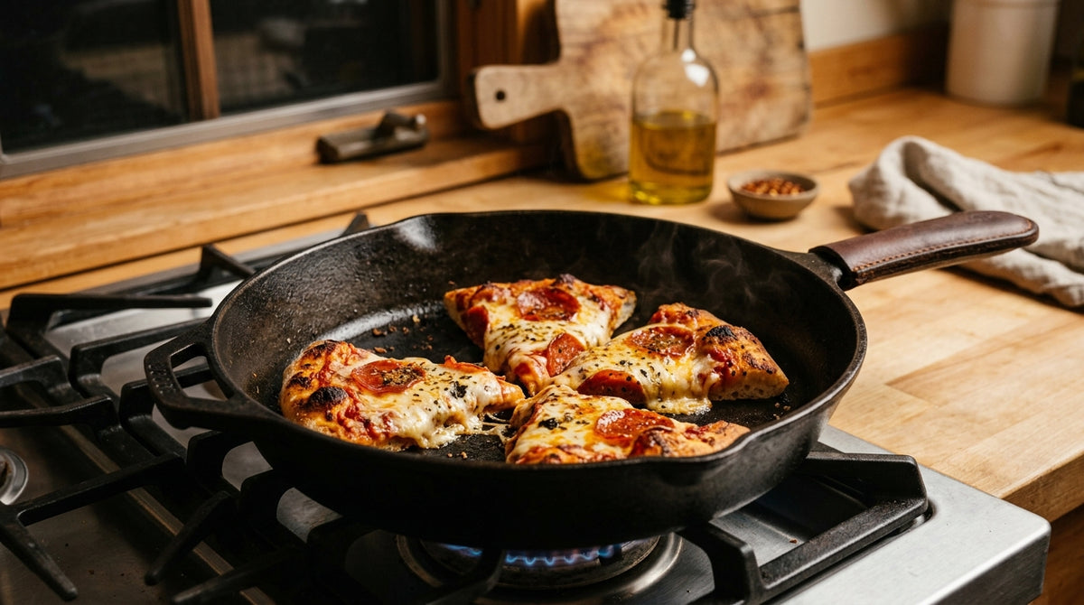 Nichts wegwerfen, alles aufbrauchen. Deine leckerste Pizza kommt aus dem Kühlschrank.