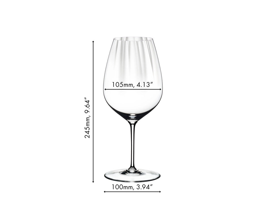 Riedel Weingläser Set - Rote Weingläser - Performance - Cabernet - 830 ml - 4 Stück