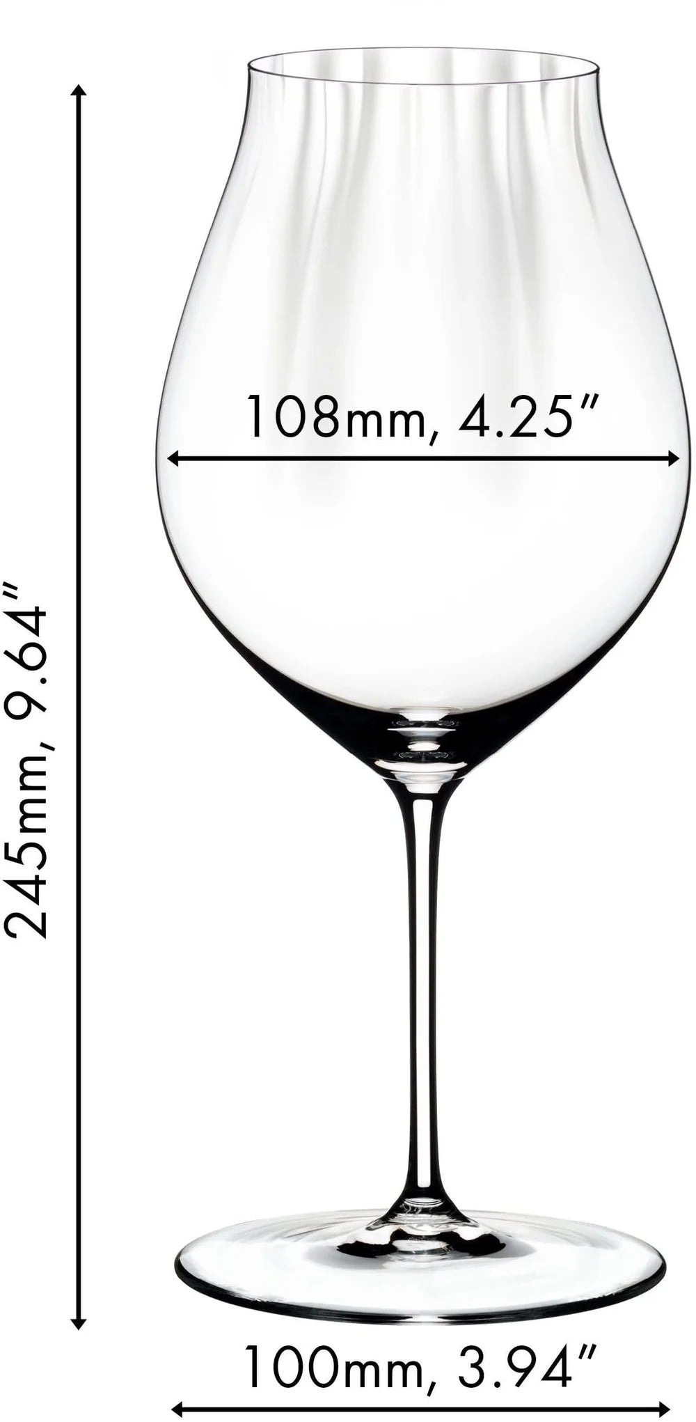 Riedel Weingläser Set - Rote Weingläser - Performance - Pinot Noir - 830 ml - 4 Stück