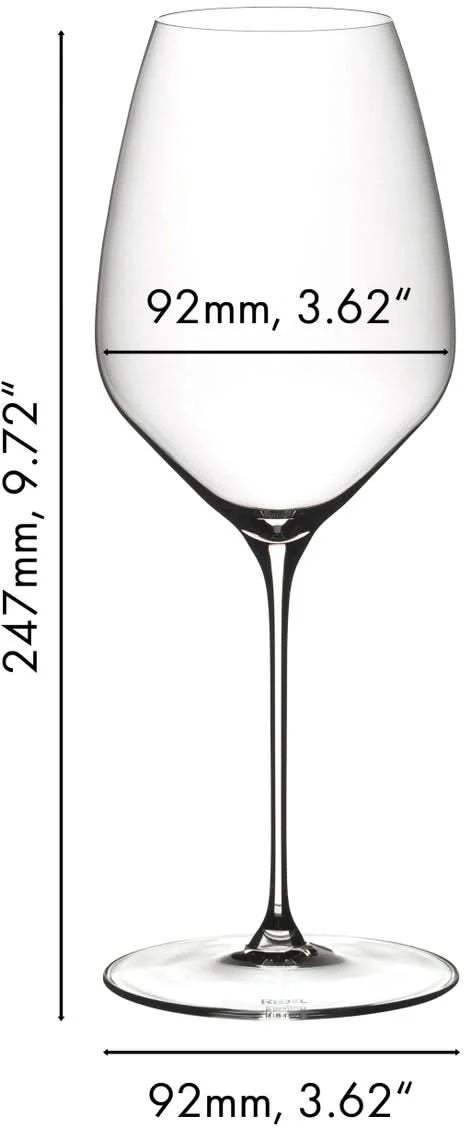 Riedel Weingläser Set - Weiße Weingläser - Veloce - Riesling - 570 ml - 4 Stück