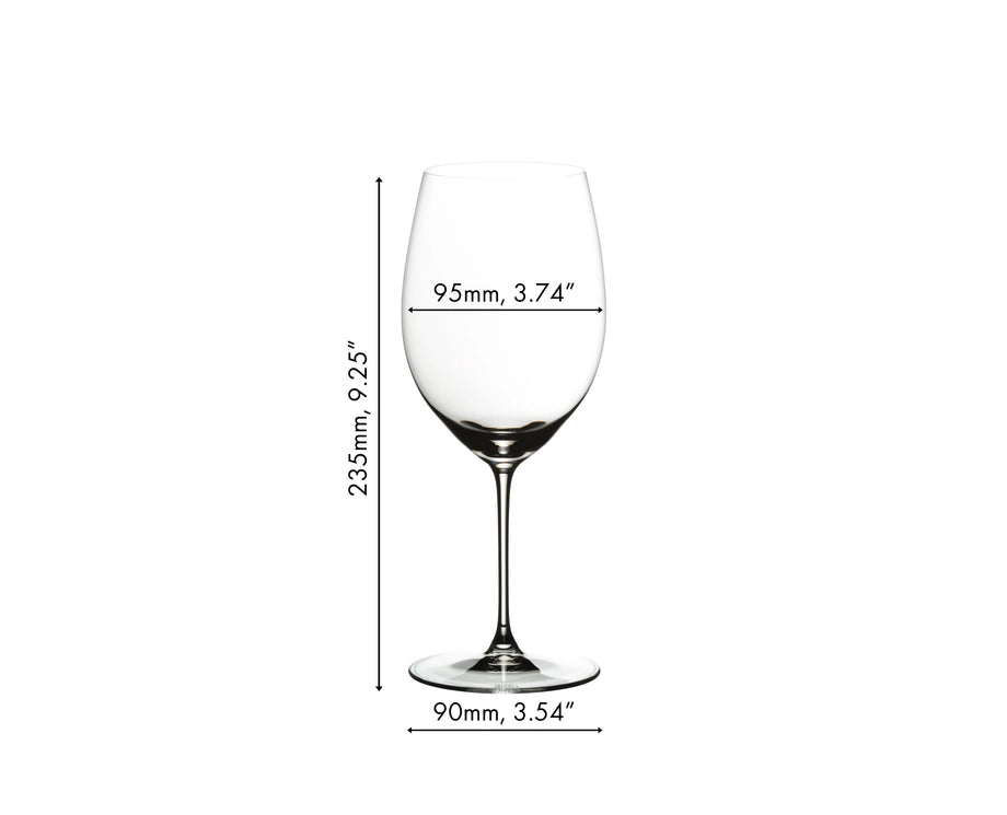 Riedel Weingläser Set - Rote Weingläser - Veritas - Cabernet - 630 ml - 4 Stück