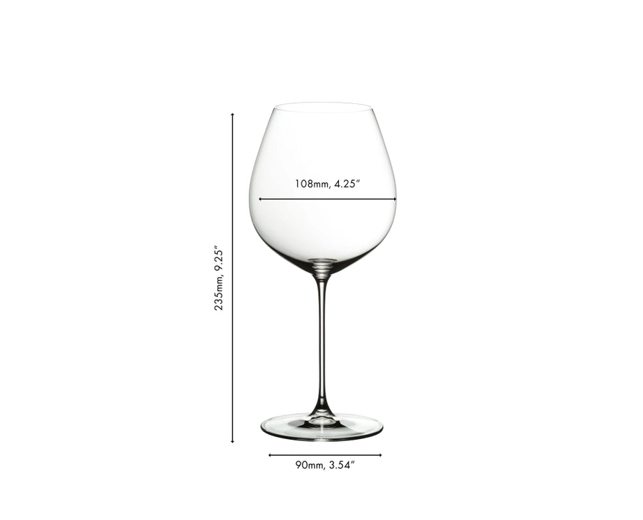Riedel Weingläser - Rote Weingläser - Veritas - Pinot Noir - 710 ml - 4 Stück