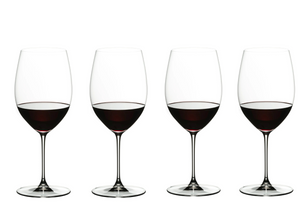 Riedel Weingläser Set - Rote Weingläser - Veritas - Cabernet - 630 ml - 4 Stück