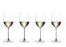Riedel Weingläser Set - Weiße Weingläser - Veritas - Riesling - 400 ml - 4 Stück