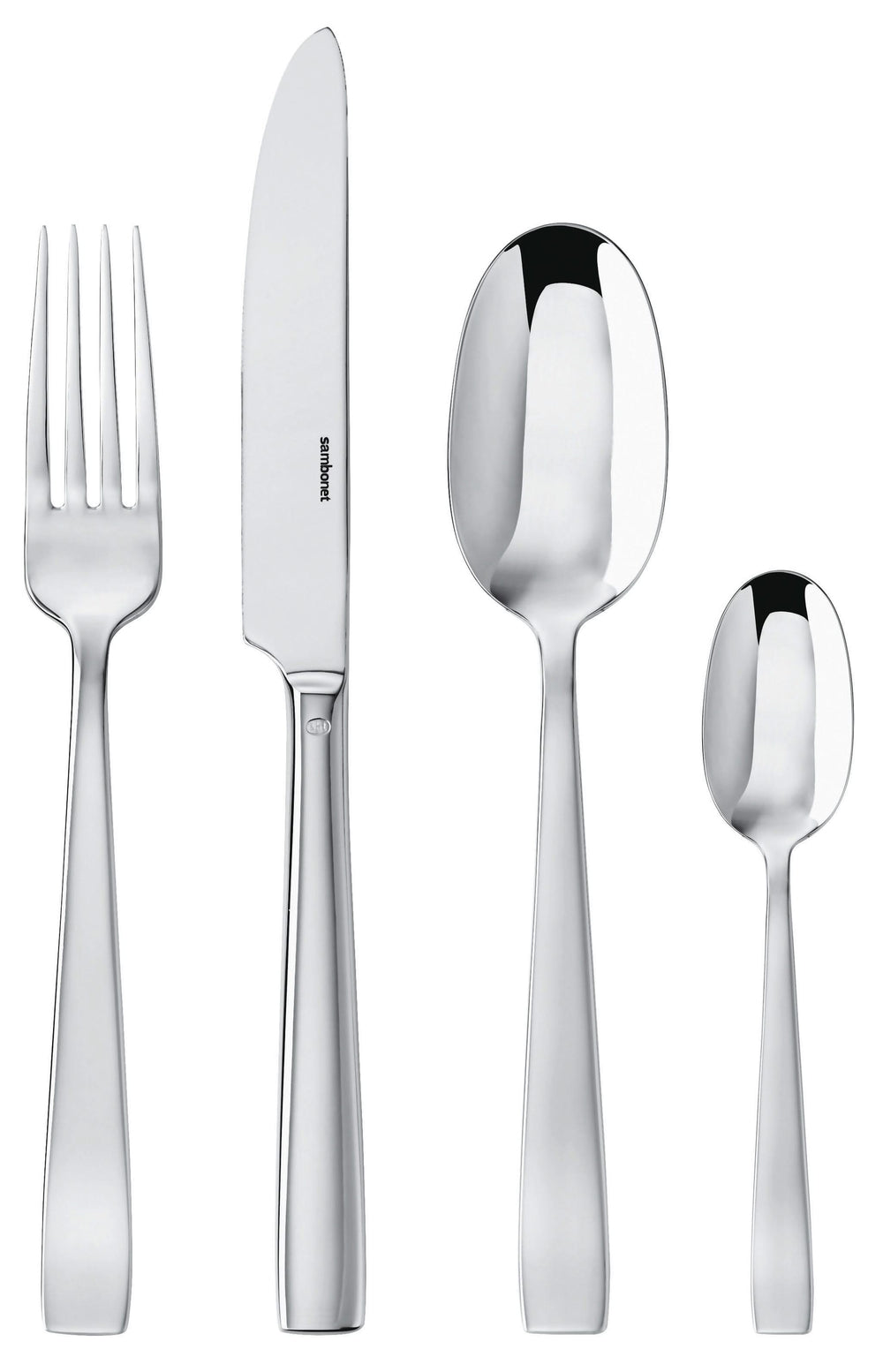 Sambonet Besteckset Flat - Edelstahl - 24-teilig / 6 Personen