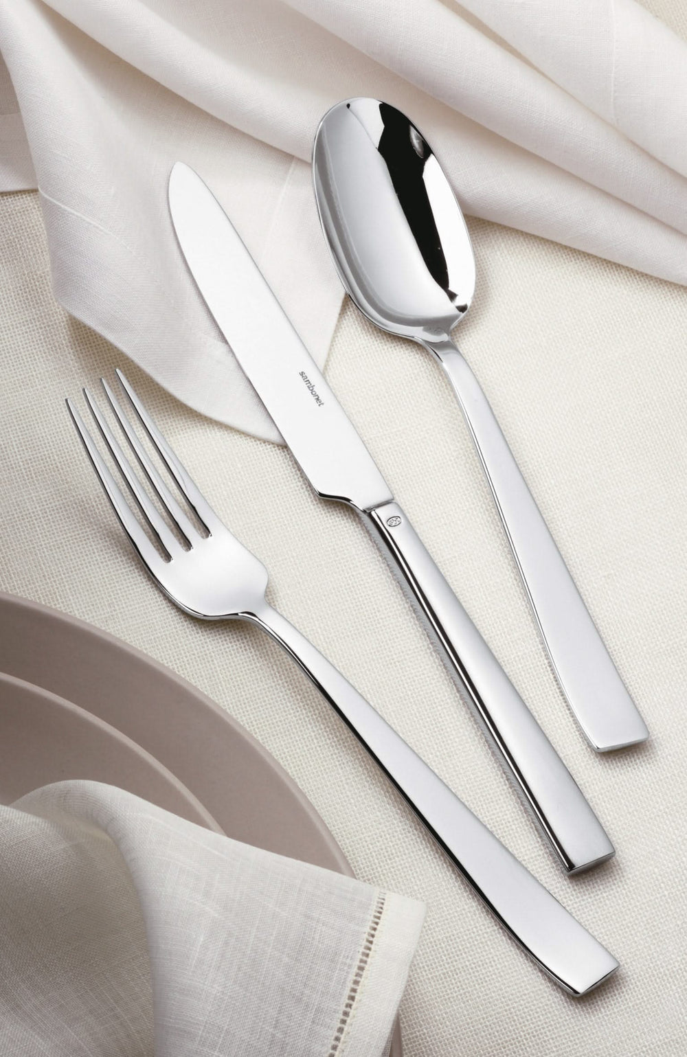 Sambonet Besteckset Flat - Edelstahl - 24-teilig / 6 Personen