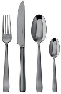 Sambonet Besteckset Flat - Schwarz - 24-teilig / 6 Personen