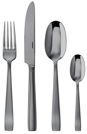 Sambonet Besteckset Flat - Schwarz - 24-teilig / 6 Personen