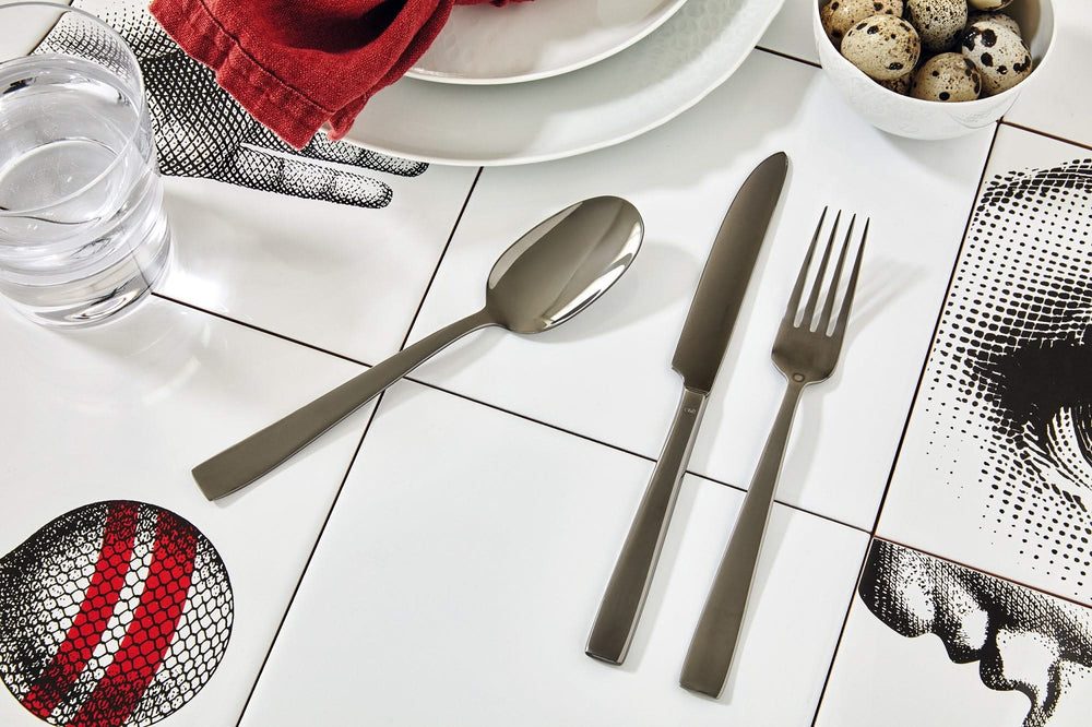 Sambonet Besteckset Flat - Schwarz - 24-teilig / 6 Personen