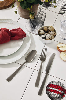 Sambonet Besteckset Flat - Schwarz - 24-teilig / 6 Personen