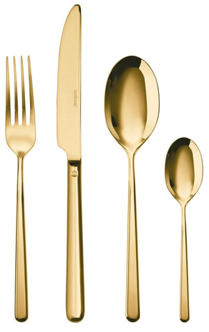 Sambonet Besteckset Linear - Gold - 24-teilig / 6 Personen
