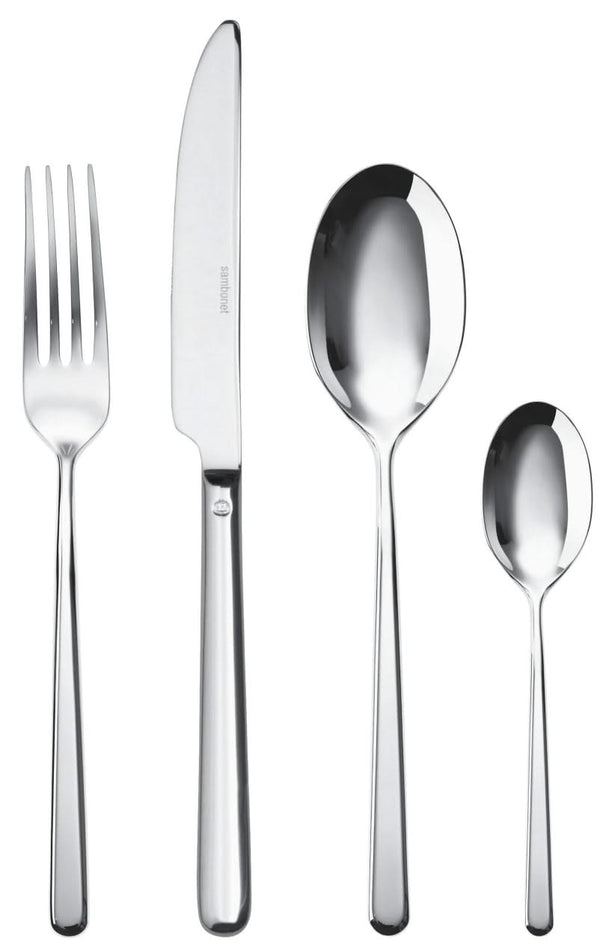Sambonet Besteckset Linear - Edelstahl - 24-teilig / 6 Personen
