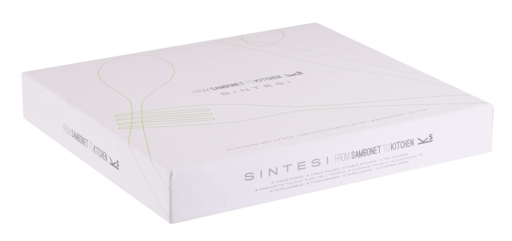 Sambonet Besteckset Sintesi - Edelstahl - 24-teilig / 6 Personen