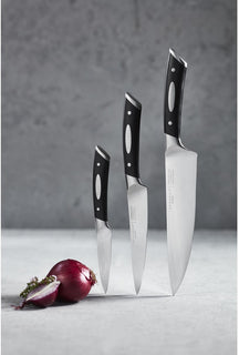 SCANPAN Messerset Classic 3-teilig - Kochmesser, Officemesser & Schälmesser