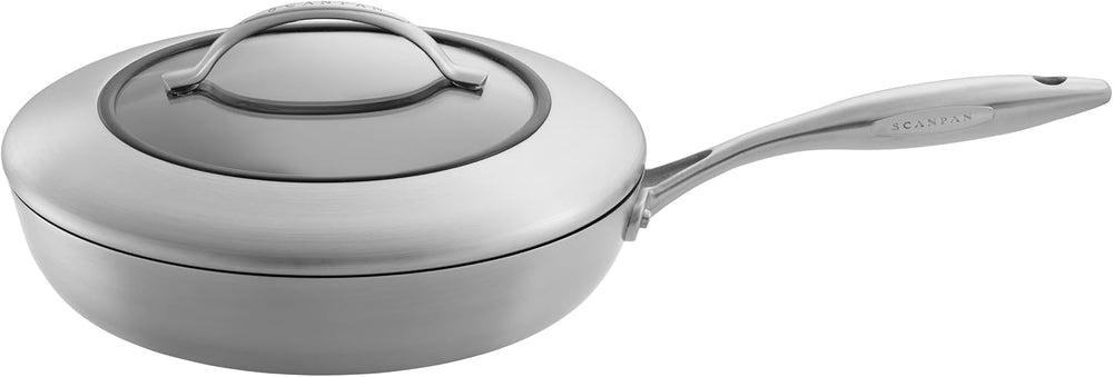 SCANPAN Schmorpfanne / Sauteuse mit Deckel CTX ø 28cm / 2.5 Liter - geeignet für alle Wärmequellen - Standard Antihaftbeschichtung