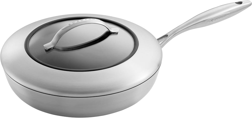 SCANPAN Schmorpfanne / Sauteuse mit Deckel CTX ø 28cm / 2.5 Liter - geeignet für alle Wärmequellen - Standard Antihaftbeschichtung