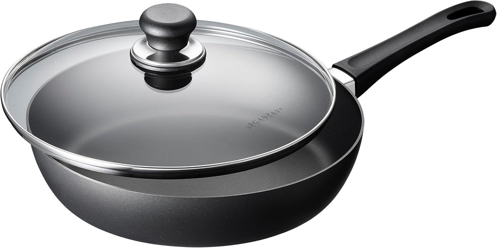 SCANPAN Schmorpfanne / Sauteuse mit Deckel Classic Induction ø 28cm / 3 Liter - geeignet für alle Wärmequellen - Standard Antihaftbeschichtung