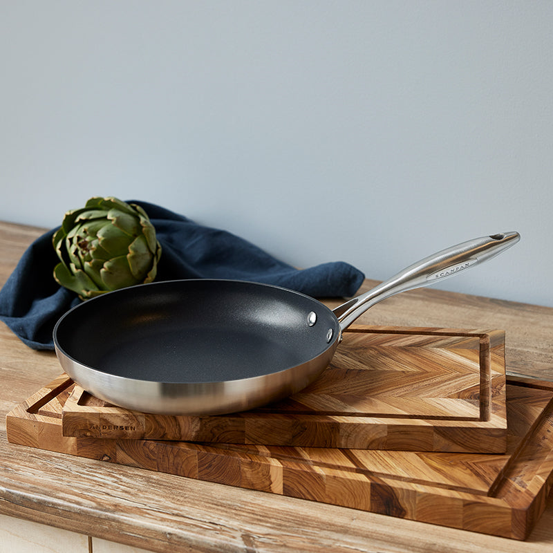 SCANPAN Bratpfanne CTX ø 26 cm - geeignet für alle Wärmequellen - Standard-Antihaftbeschichtung