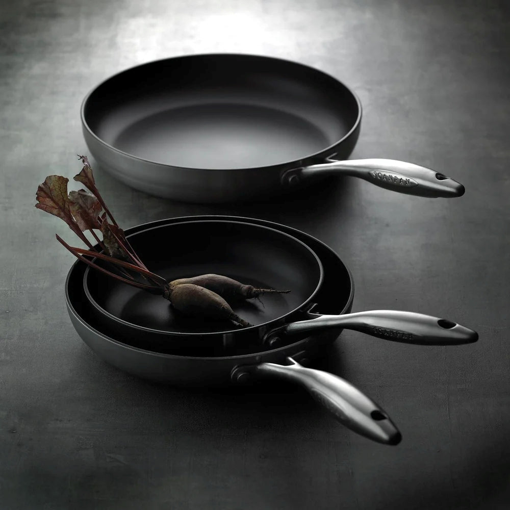 SCANPAN Bratpfanne CTX ø 26 cm - geeignet für alle Wärmequellen - Standard-Antihaftbeschichtung