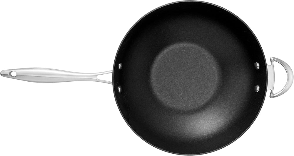 SCANPAN Wokpfanne CTX ø 32cm - geeignet für alle Wärmequellen - Standard Antihaftbeschichtung