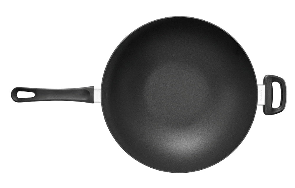 SCANPAN Wokpfanne Classic Induction ø 32cm - geeignet für alle Wärmequellen - Standard Antihaftbeschichtung