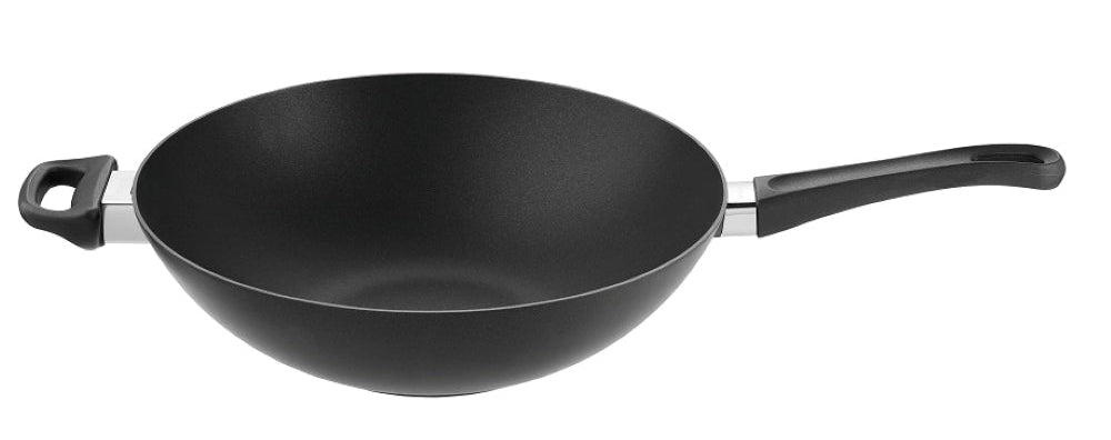 SCANPAN Wokpfanne Classic Induction ø 32cm - geeignet für alle Wärmequellen - Standard Antihaftbeschichtung