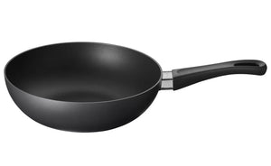 SCANPAN Wokpfanne Classic Induction ø 24 cm - geeignet für alle Wärmequellen - Standard Antihaftbeschichtung