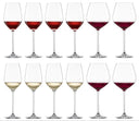 Schott Zwiesel Weingläser-Set Fortissimo 12-teilig - Weißweingläser, Rotweingläser & Burgundergläser