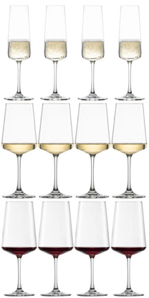 Schott Zwiesel Rote, Weiße und Champagnergläser MioVino - 12-teilig