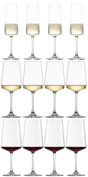 Schott Zwiesel Rote, Weiße und Champagnergläser MioVino - 12-teilig