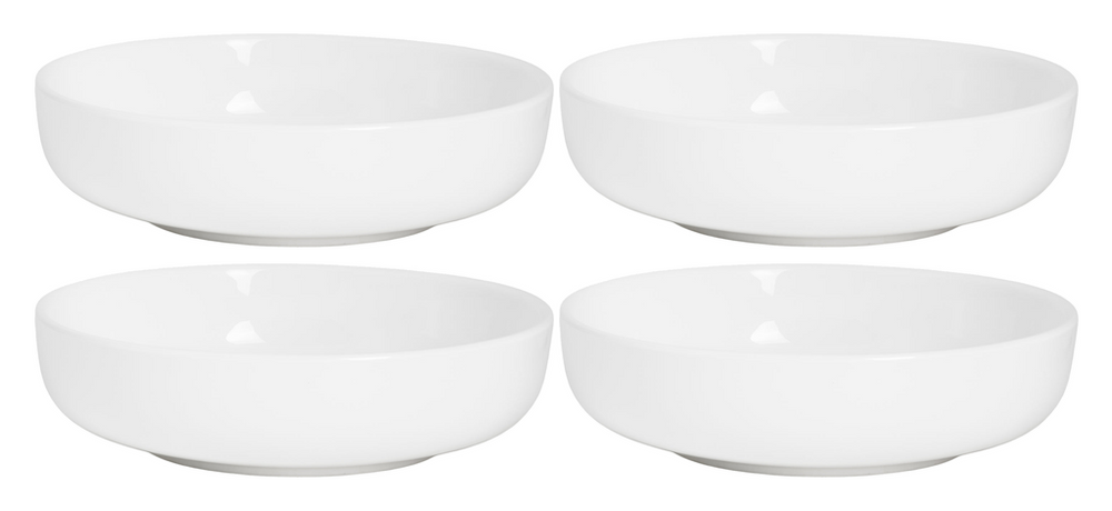 Cosy & Trendy Diepe Borden / Pastaborden Moon White ø 19 cm - 4 Stuks set image