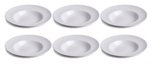 Cookinglife Diepe borden / Pastaborden - Porselein - Wit - ø 27 cm - 6 Stuks set image