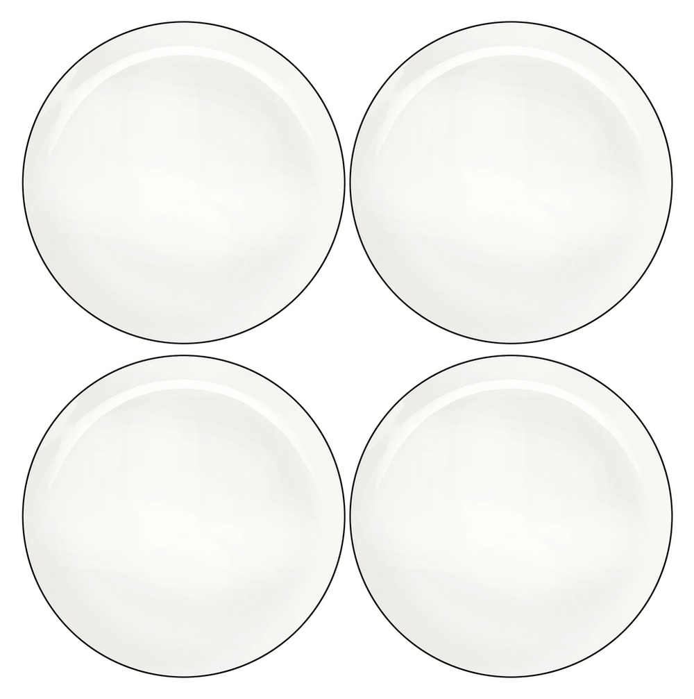 ASA Selection Dinerborden A Table Ligne Noire ø 26.5 cm - 4 stuks set image