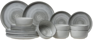 Cosy & Trendy Geschirrset Baltic Grey - 18-teilig / 6 Personen