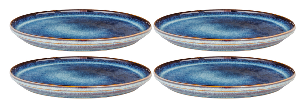 Cosy & Trendy Dinerborden Jade Indigo ø 27 cm - 4 Stuks set image
