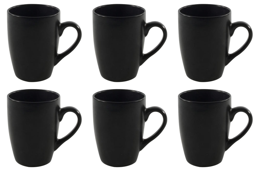 Studio Tavola Becher Black Tie 350 ml - 6 Stück