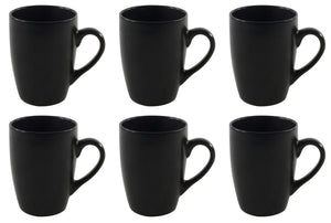 Studio Tavola Becher Black Tie 350 ml - 6 Stück
