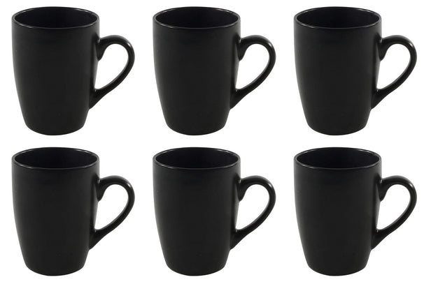 Studio Tavola Becher Black Tie 350 ml - 6 Stück