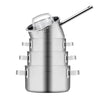 Sola Topfset Juvia 4-teilig – Edelstahl – downdraft-geeignet – Kochtöpfe Ø 16, 18, 20 cm & Stieltopf Ø 16 cm – geeignet für alle Herdarten