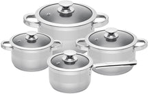 Sola Furore Topfset – Edelstahl – Stieltopf ø 16, 18, 20 cm &amp; Stielkasserolle ø 16 cm – Induktionsgeeignet – 4-teilig
