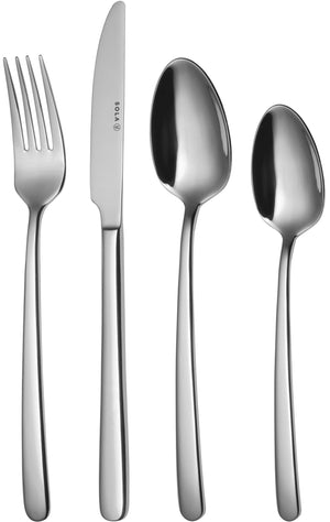 Sola Besteckset Donau - 18/10 Edelstahl - 24-teilig / 6 Personen