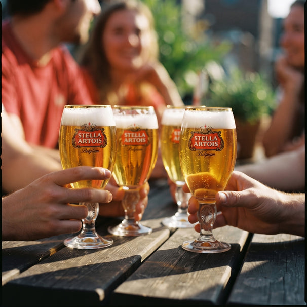 Stella Artois Biergläser - Chalice - 250 ml - 4 Stück