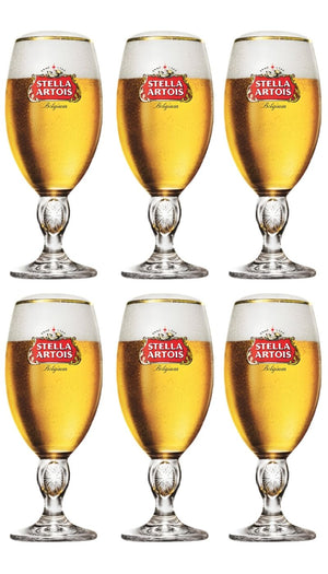 Stella Artois Biergläser - Chalice - 250 ml - 6 Stück