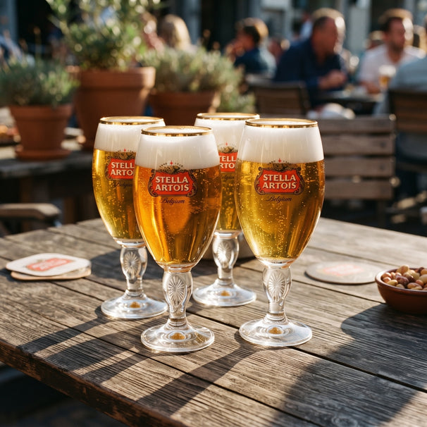 Stella Artois Biergläser - Chalice - 500 ml - 4 Stück