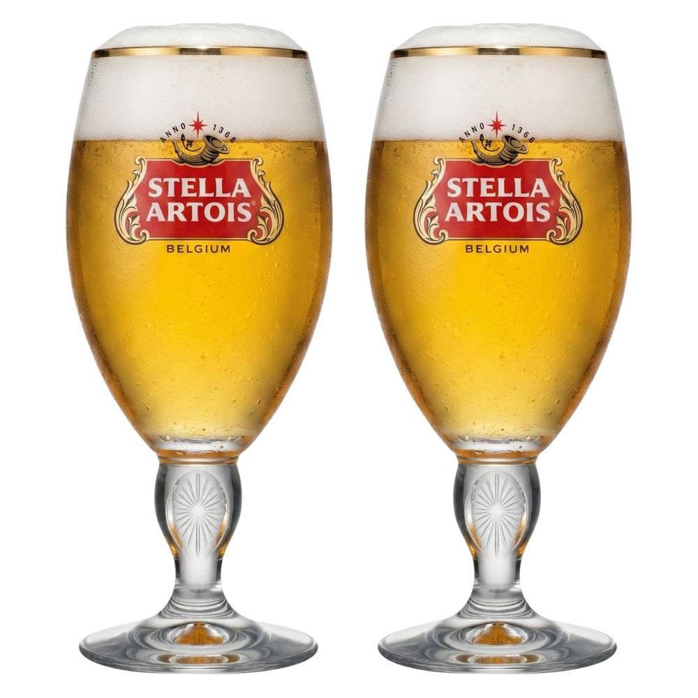 Stella Artois Biergläser - Chalice - 330 ml - 2 Stück